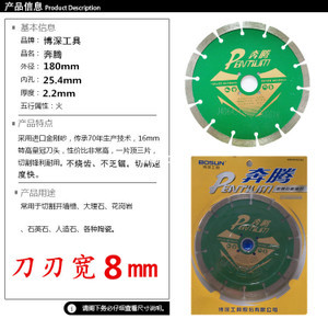 高性價比之選 博深180石材切割片與奔騰云石片，限時優惠僅40元
